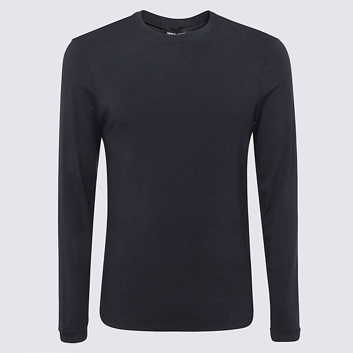Giorgio Armani T-Shirts And Polos Blue