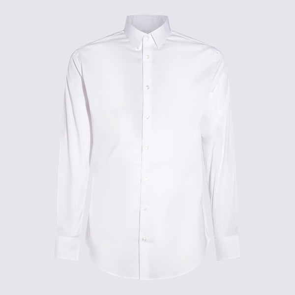 Giorgio Armani 75% Cotton shirt in white