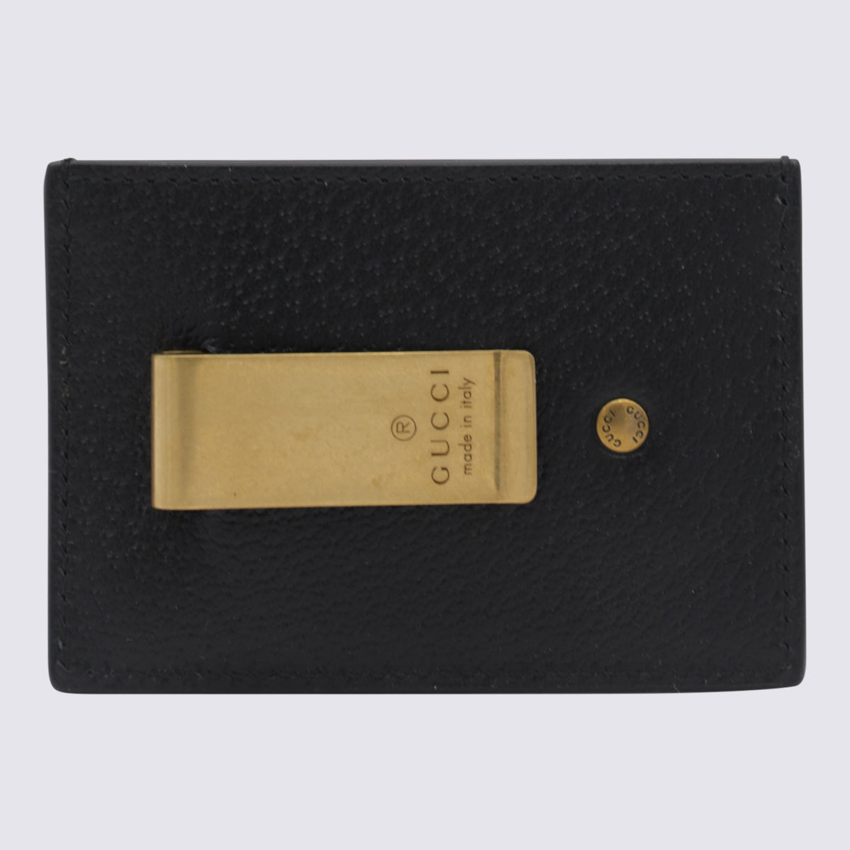 Gucci Wallets Black Calf Skin