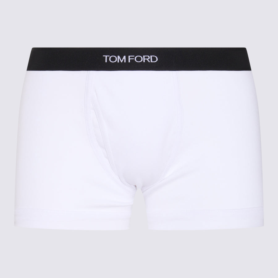 Tom Ford 95% Cotton boxer briefs in white