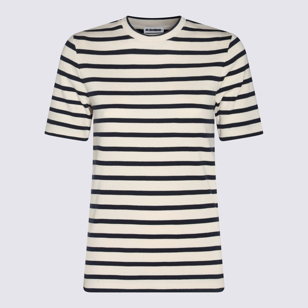 Jil Sander 100% Cotton t-shirt in navy
