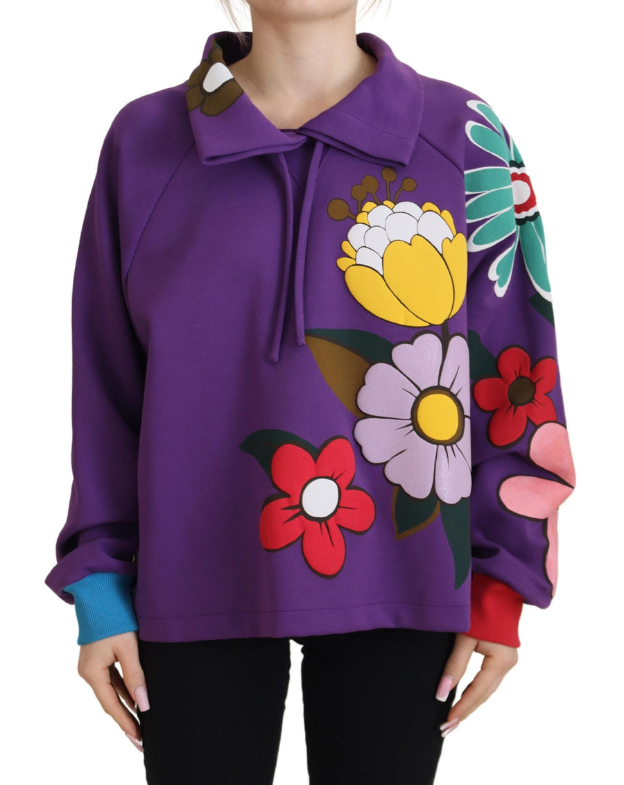 Dolce & Gabbana 71% Cotton 29% Polyester sweatshirt in purple