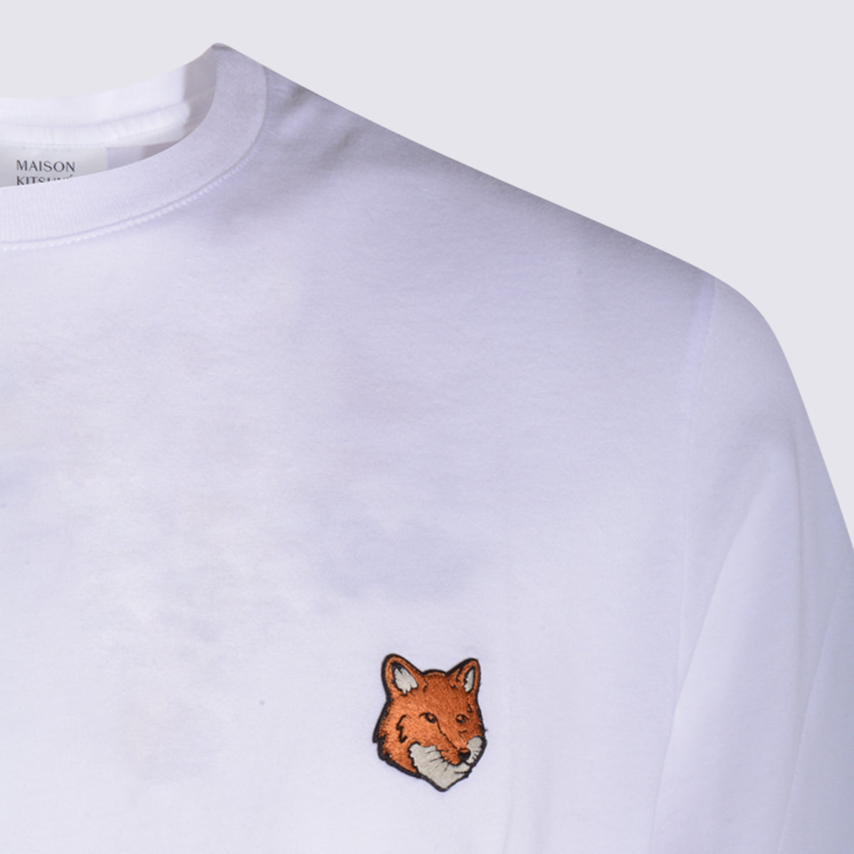 MAISON KITSUNE T-shirts and Polos White _100 % Co