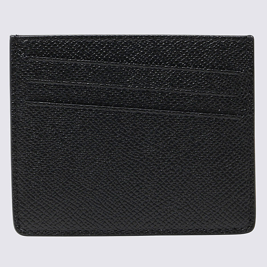 Maison Margiela 100% Leather card case in black