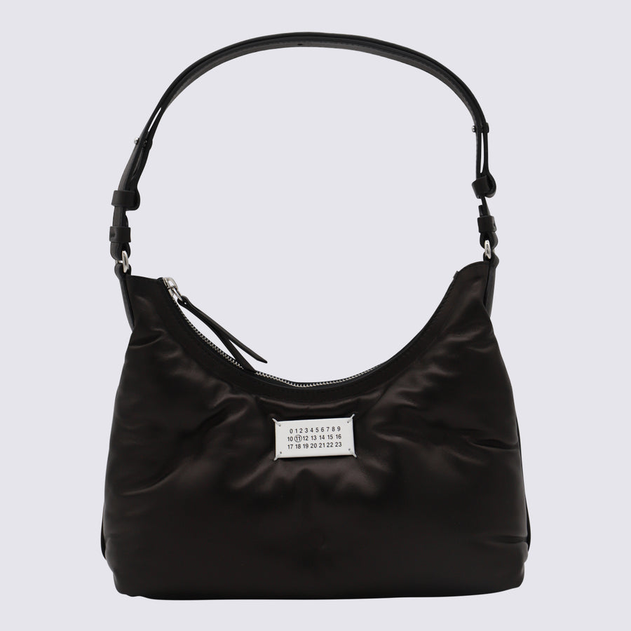 Maison Margiela 100% Nylon shoulder bag in black