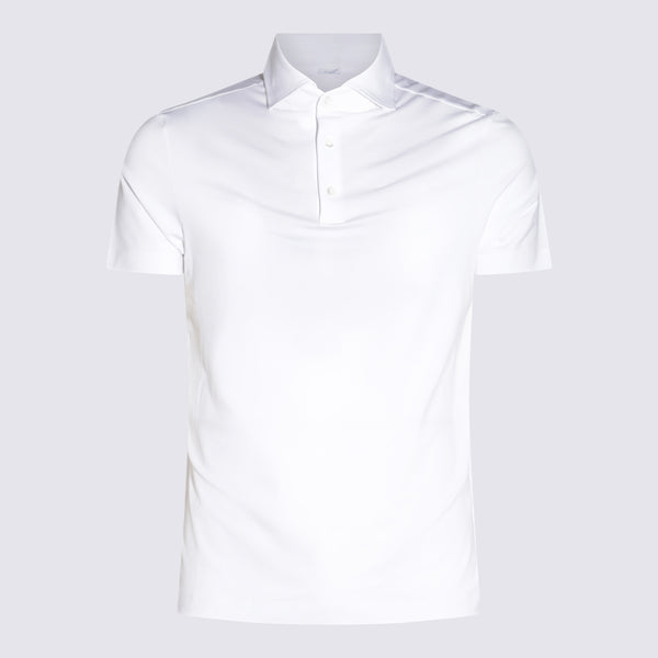 Malo 92% cotton polo in white