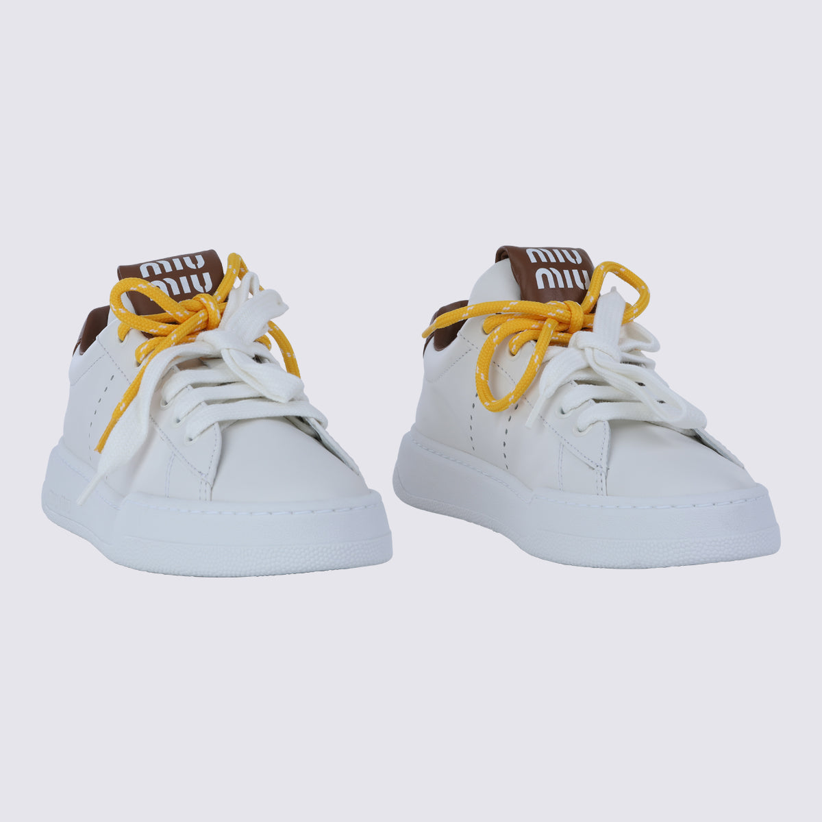 Miu Sneakers Bianco+cognac _cover Le Sole El