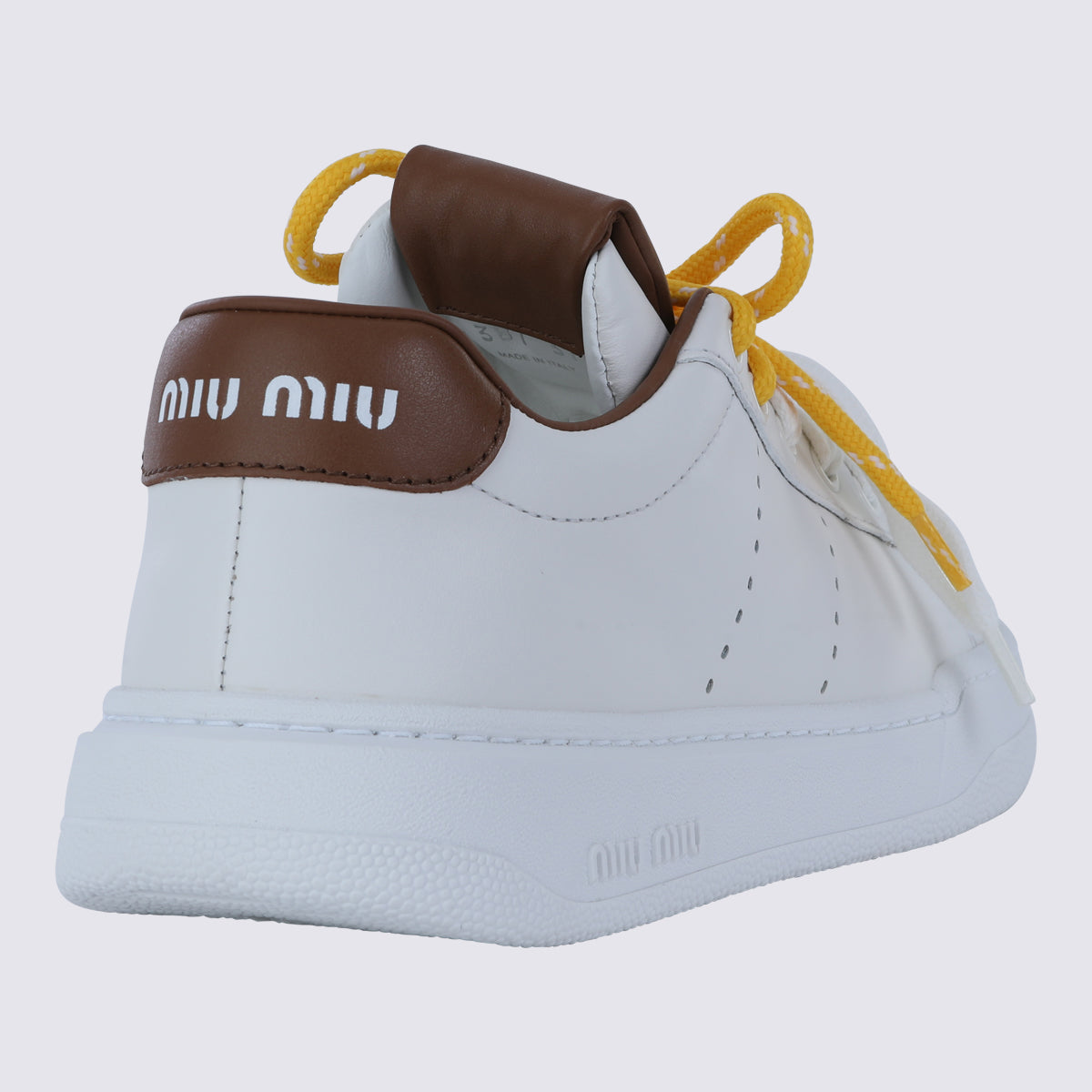 Miu Sneakers Bianco+cognac _cover Le Sole El