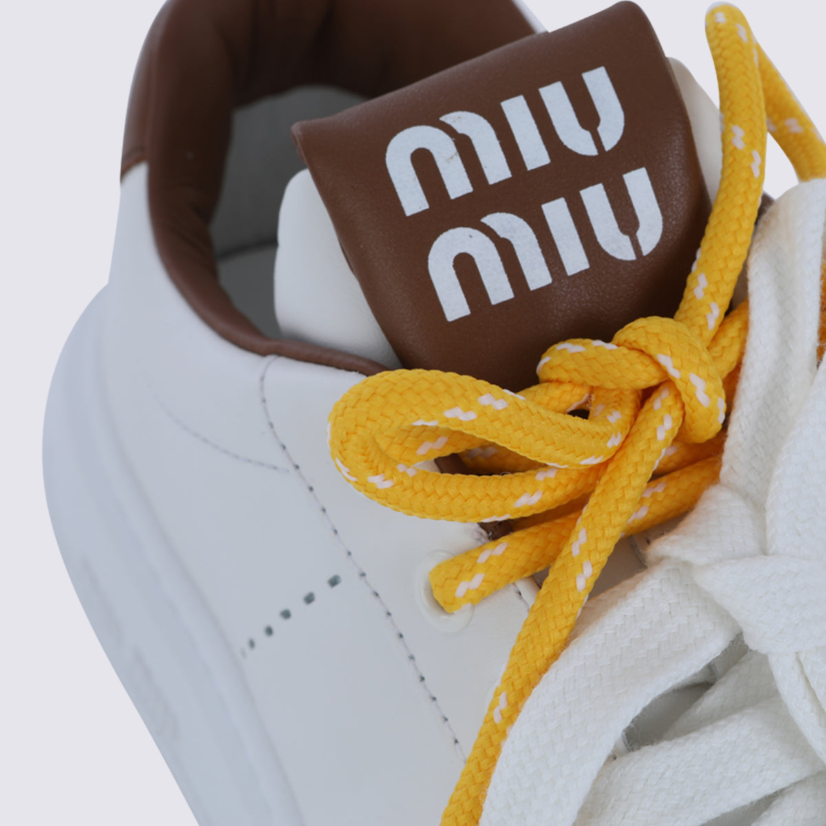 Miu Sneakers Bianco+cognac _cover Le Sole El