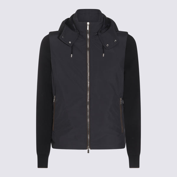 Moorer 100% Polyamide jacket in black