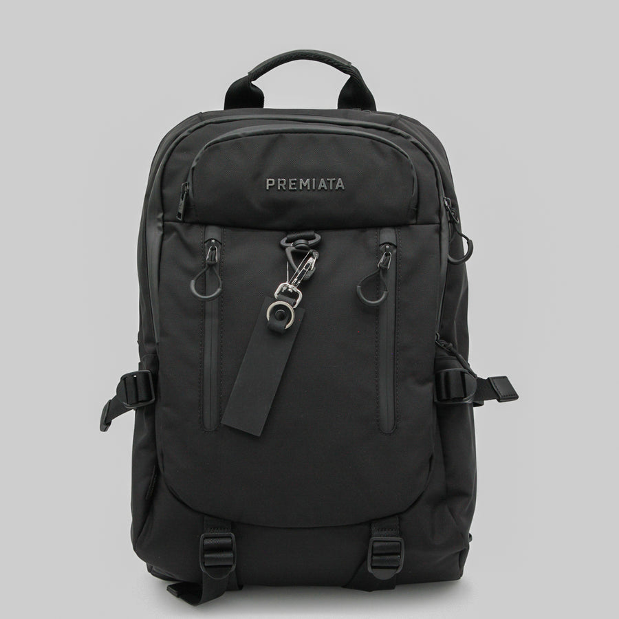 Premiata 100% PL (polyester/nylon) backpack in black