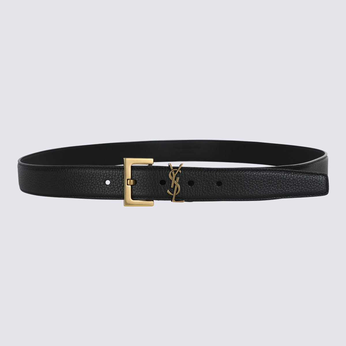 Saint Laurent Belts Black-gold _le