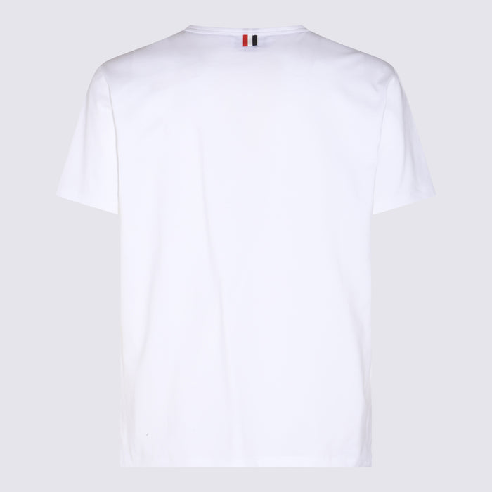 Thom Browne T-shirts and Polos White _100 % Co
