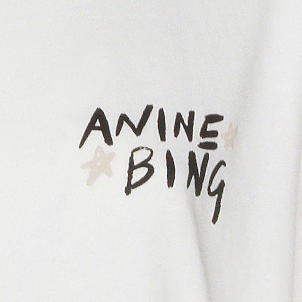 ANINE BING T-shirts and Polos White _100 % Co