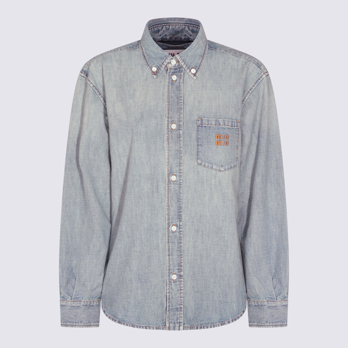 Miu Shirts Light Blue _100 % Co