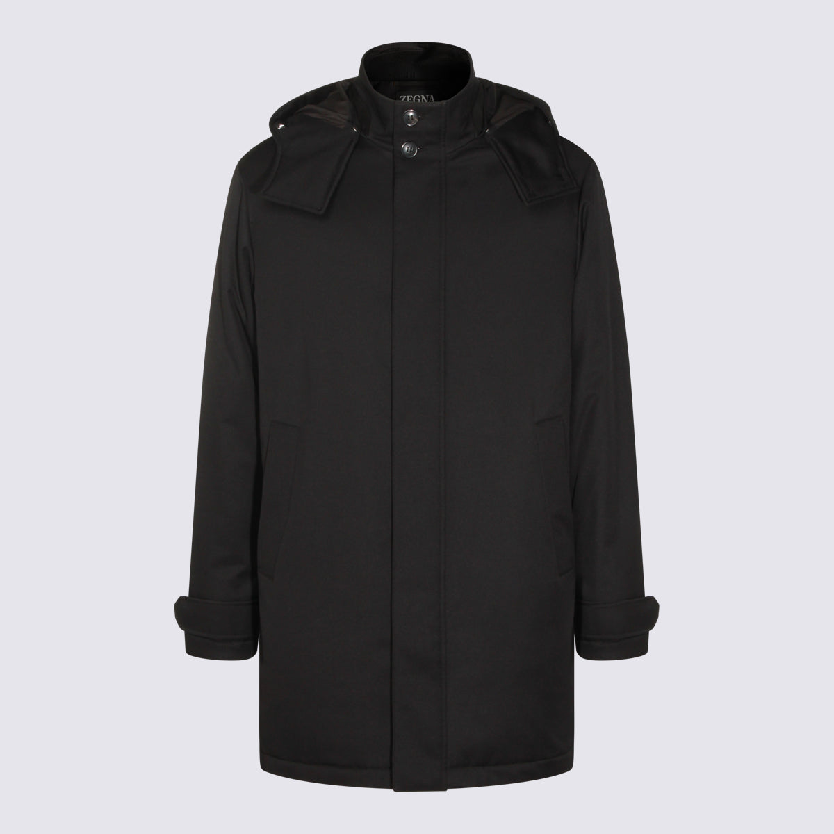 ZEGNA Coats Black _pl