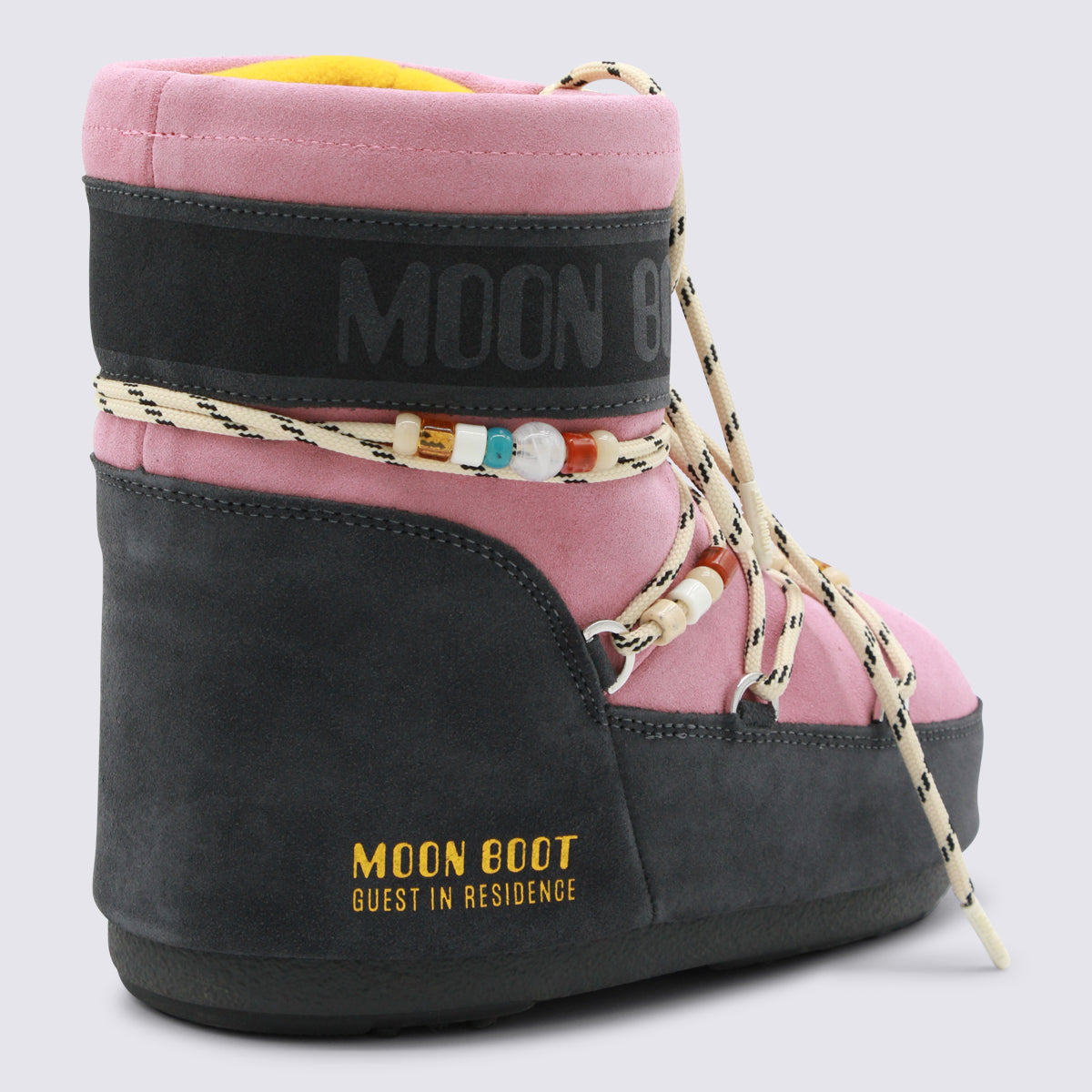 Moon Boot Grey/rose _cover Tex Sole El