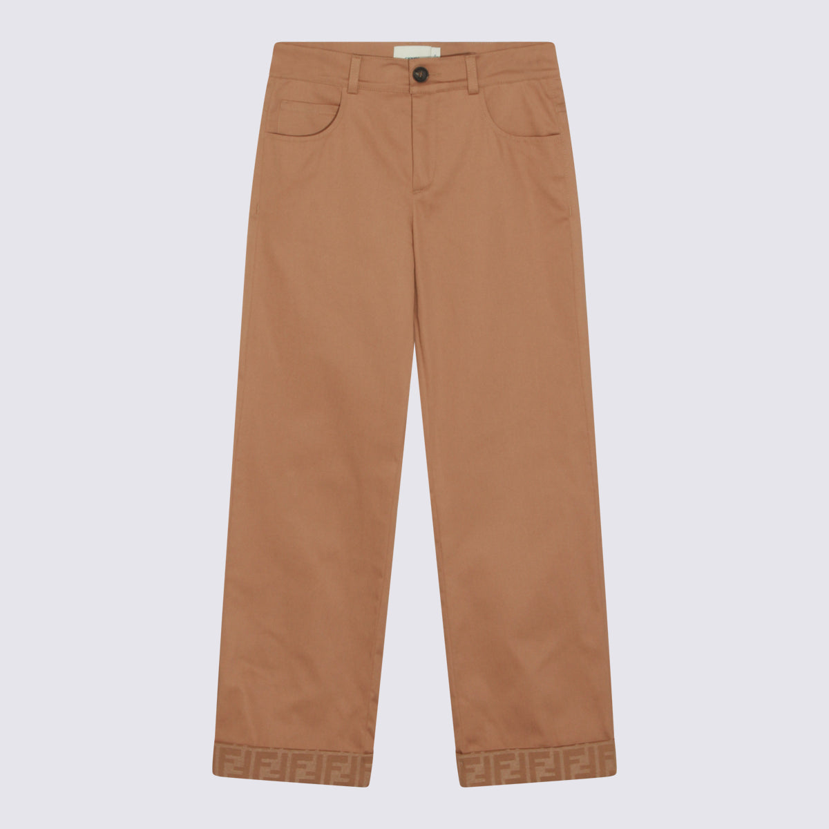 Fendi Trousers Brown _100 % Co