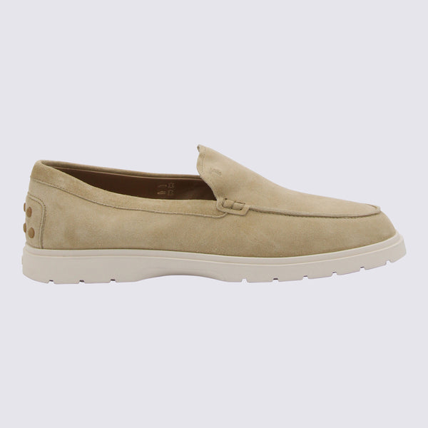 Tod's Suede uppers loafer in beige