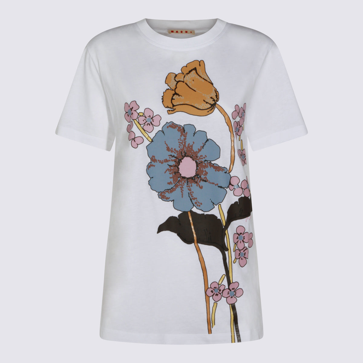 Marni T-shirts and Polos Lily White _100 % Co