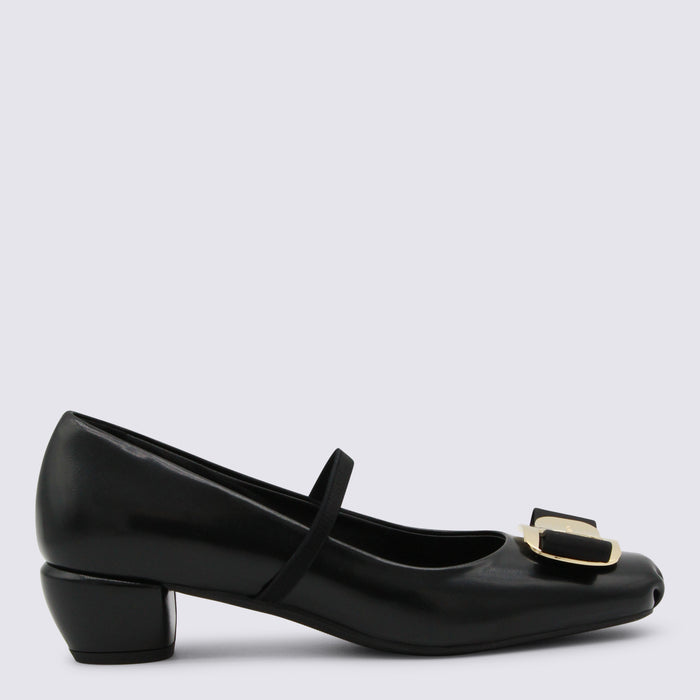 Ferragamo With Heel Black _cover Le Sole El