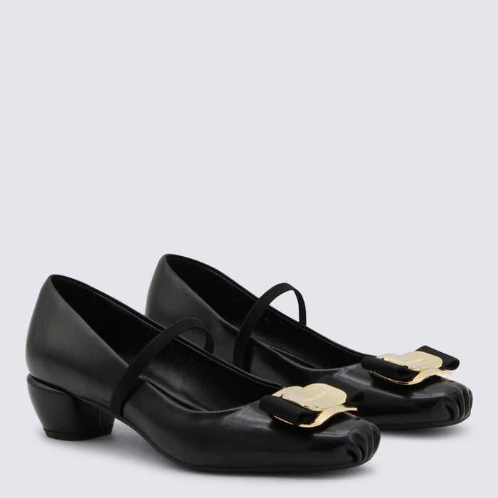 Ferragamo With Heel Black _cover Le Sole El