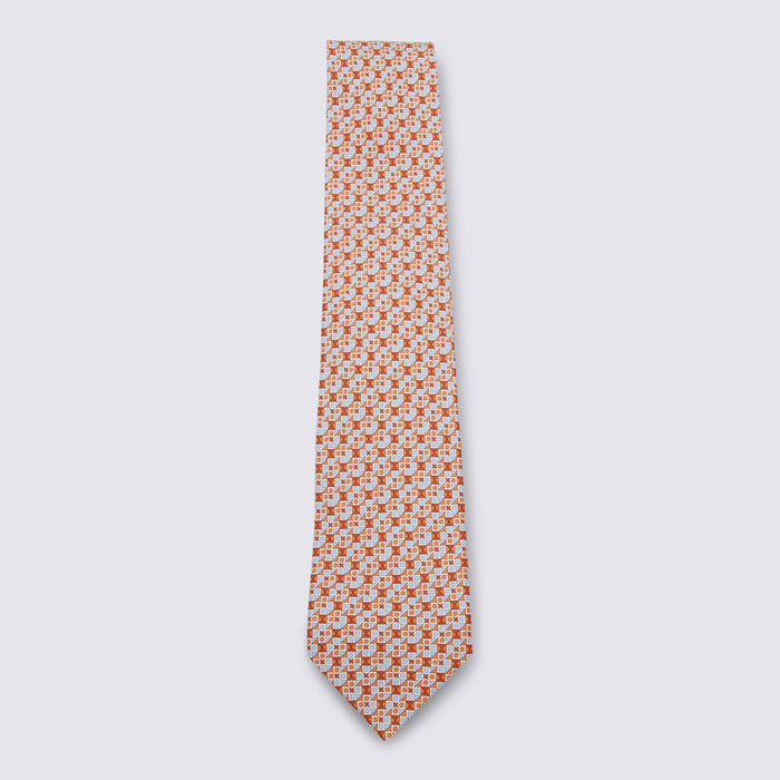 Ferragamo Ties Orange _si