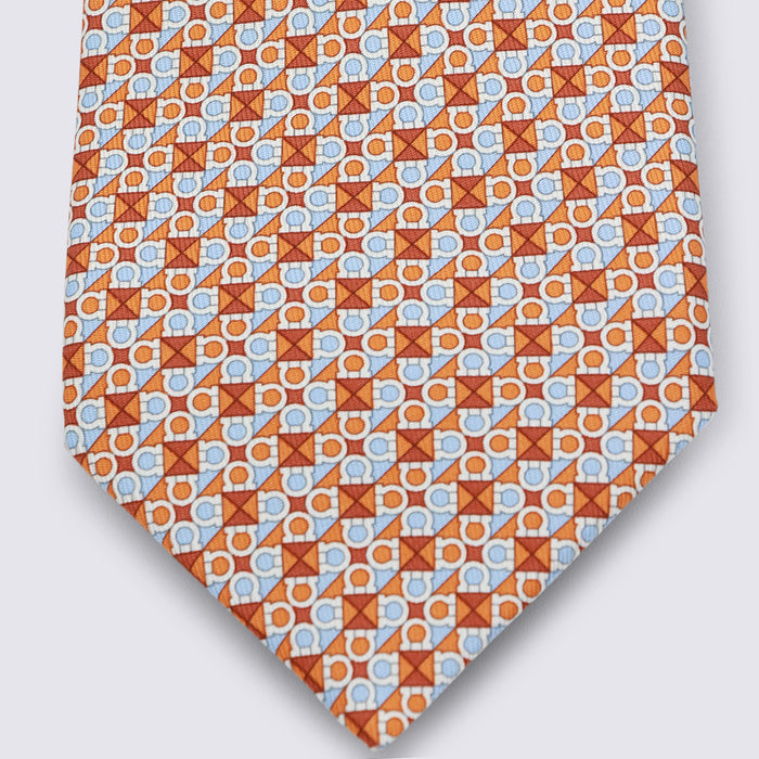 Ferragamo Ties Orange _si