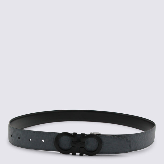 Ferragamo Belts Dark Rain/ _le