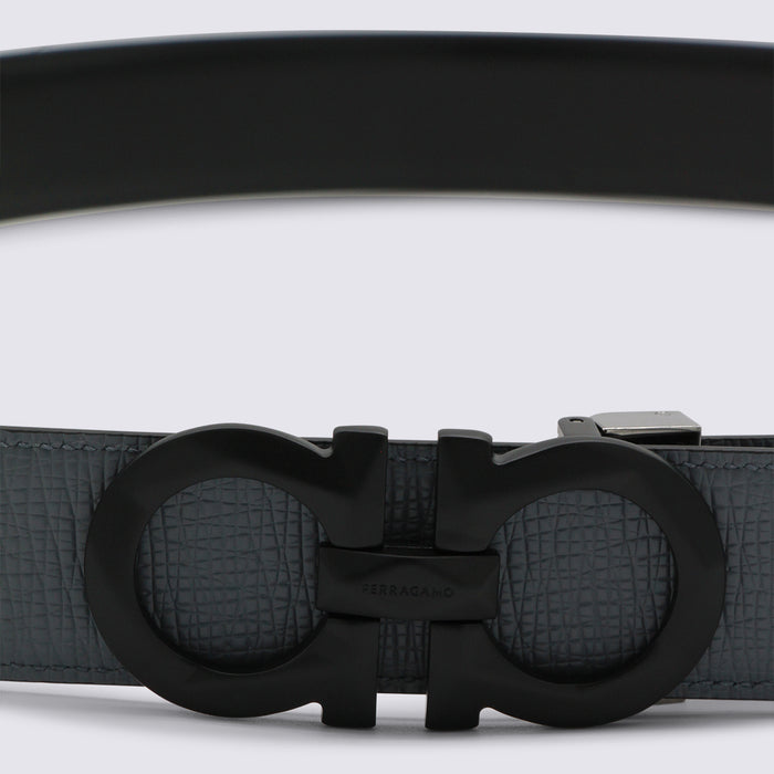 Ferragamo Belts Dark Rain/ _le