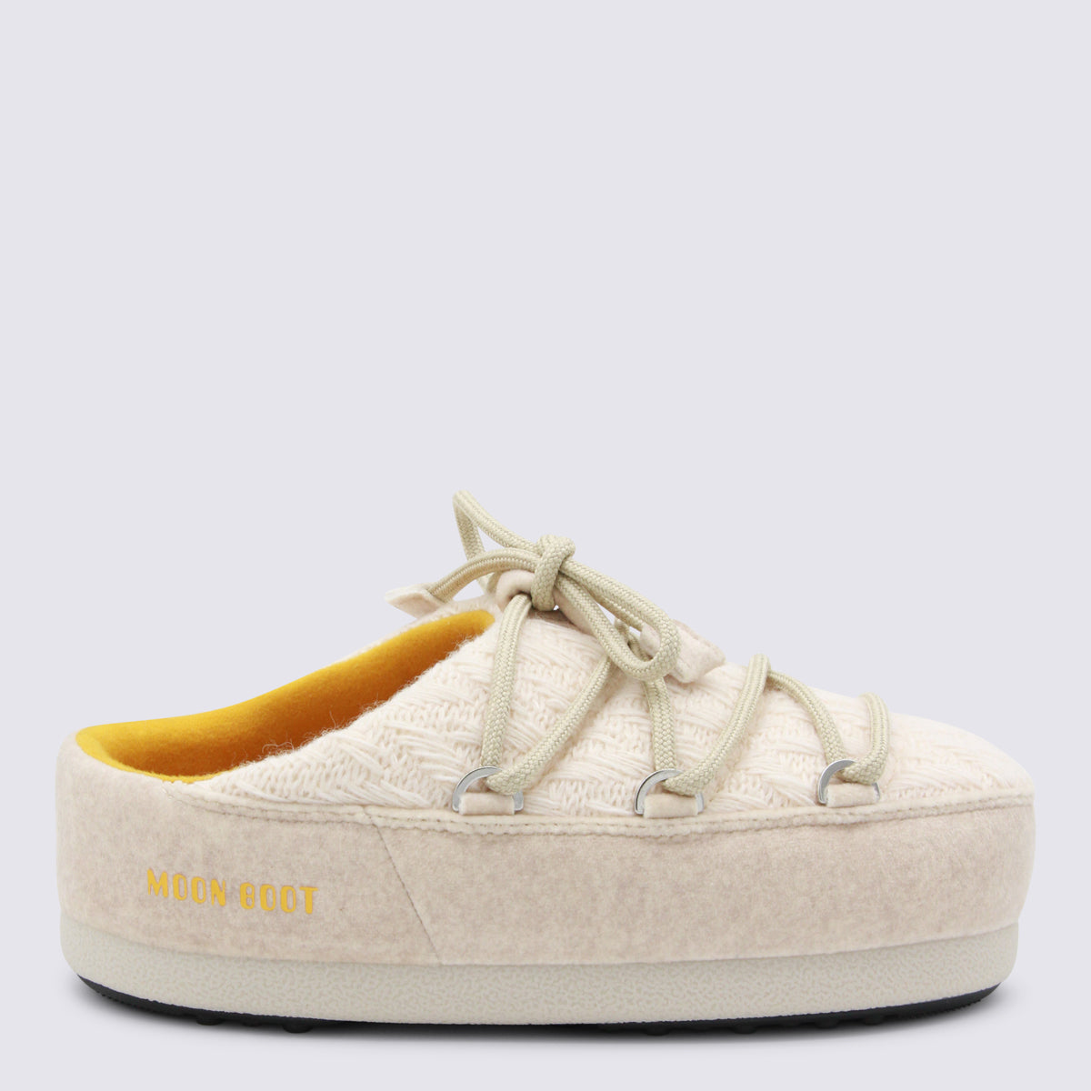 Moon Boot Flat shoes White Sand _cover Tex Le Sole El