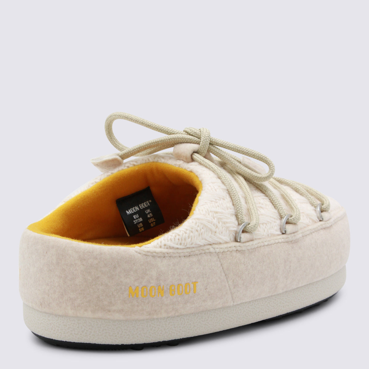 Moon Boot Flat shoes White Sand _cover Tex Le Sole El