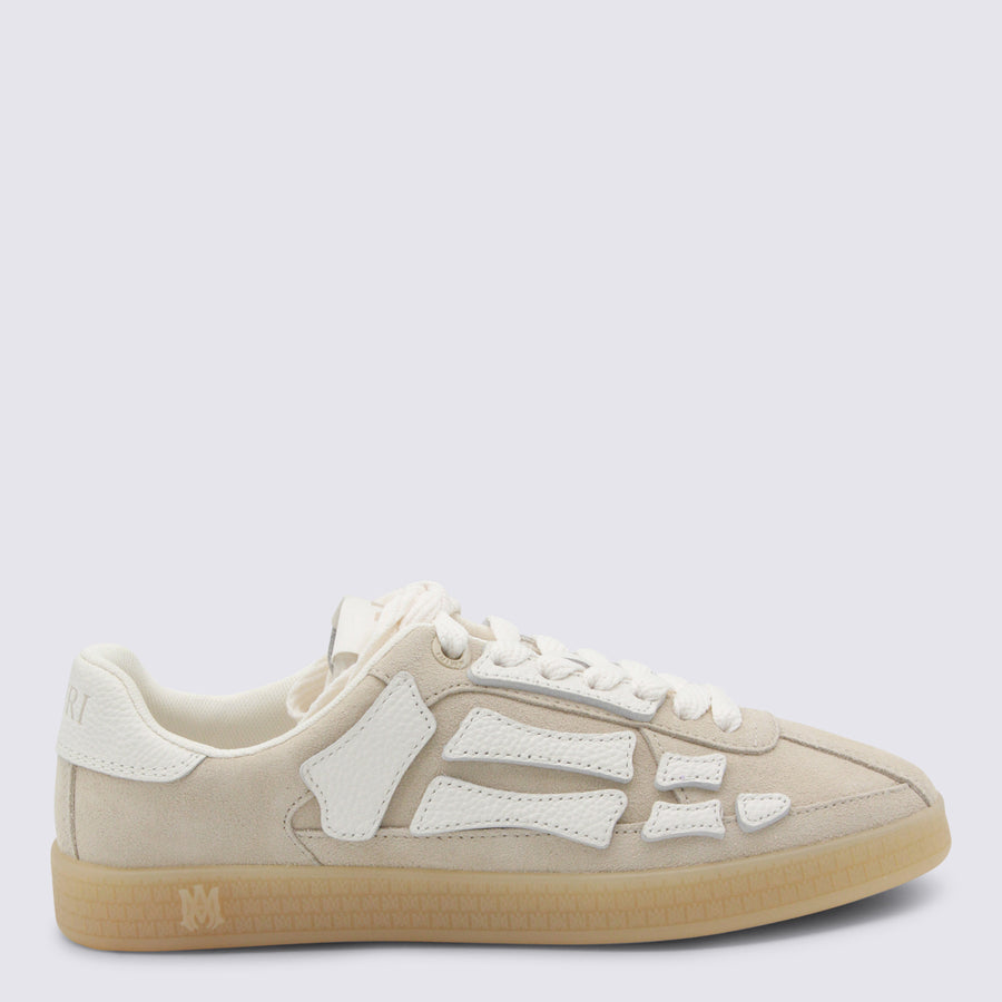 Amiri Suede and leather upper sneaker in beige