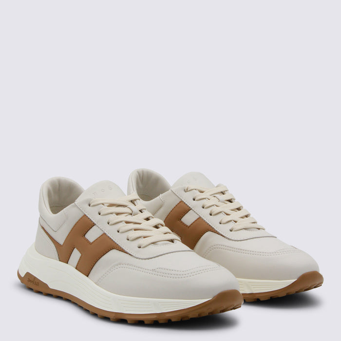 Hogan Sneakers Bianco-cuoio _cover Le Sole El