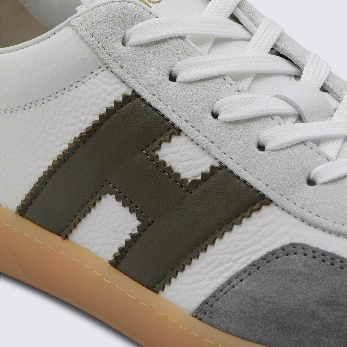 Hogan Sneakers Bianco-oliva-navy _cover Tex/le Sole El