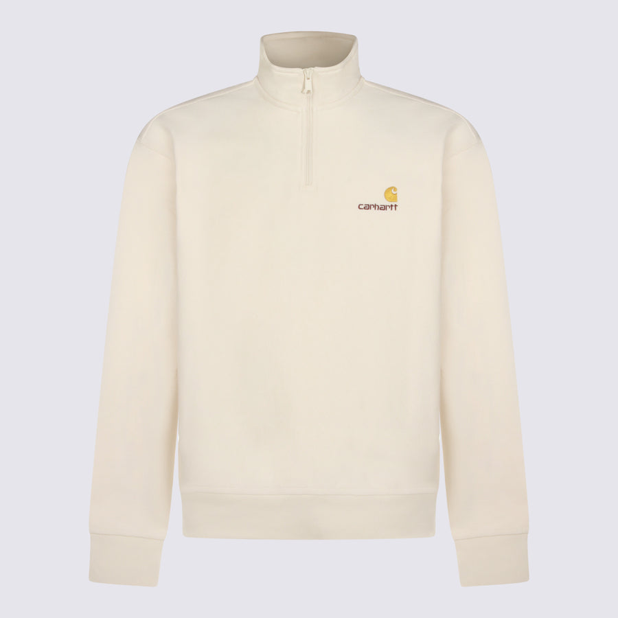 Carhartt Wip 80% Cotton sweatshirt in beige
