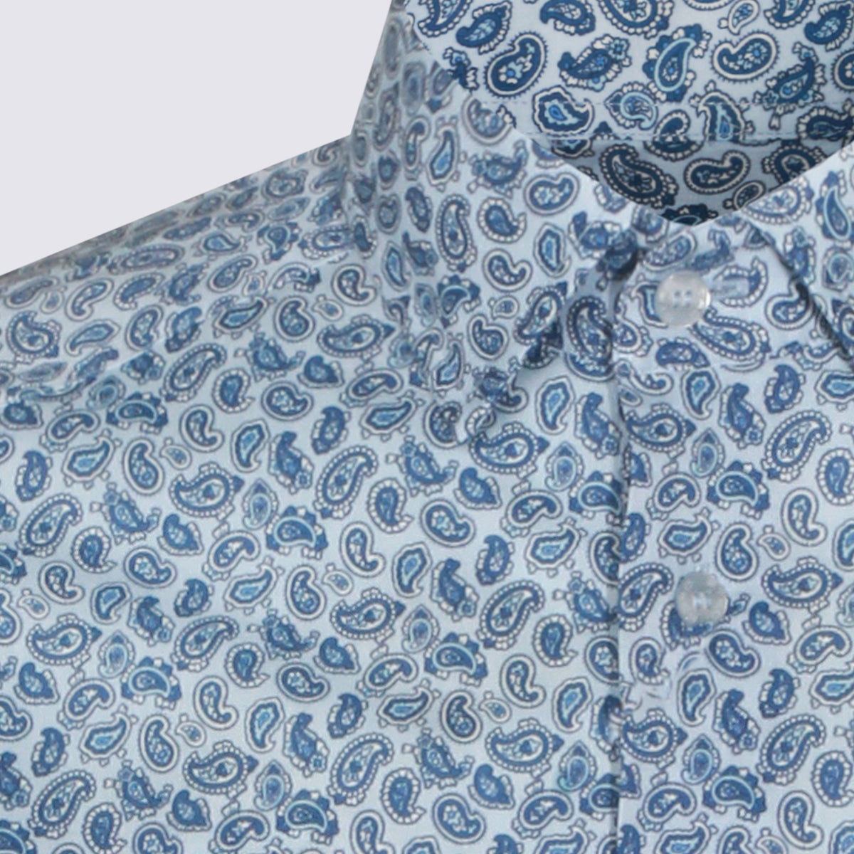 Etro Shirts Blue _co Ea