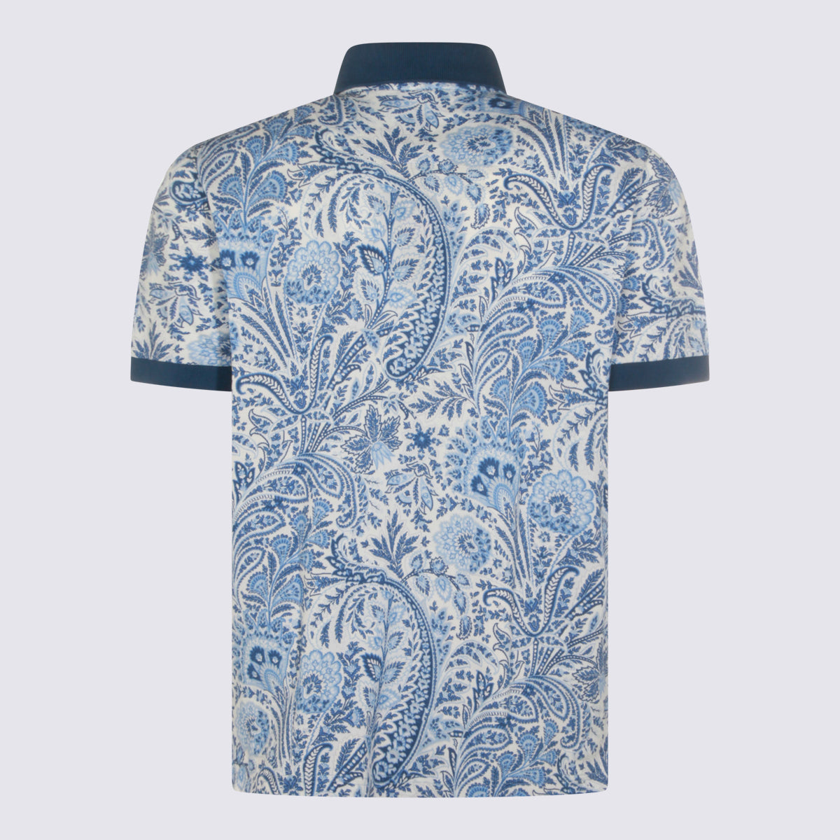 Etro T-shirts and Polos Blue _100 % Co