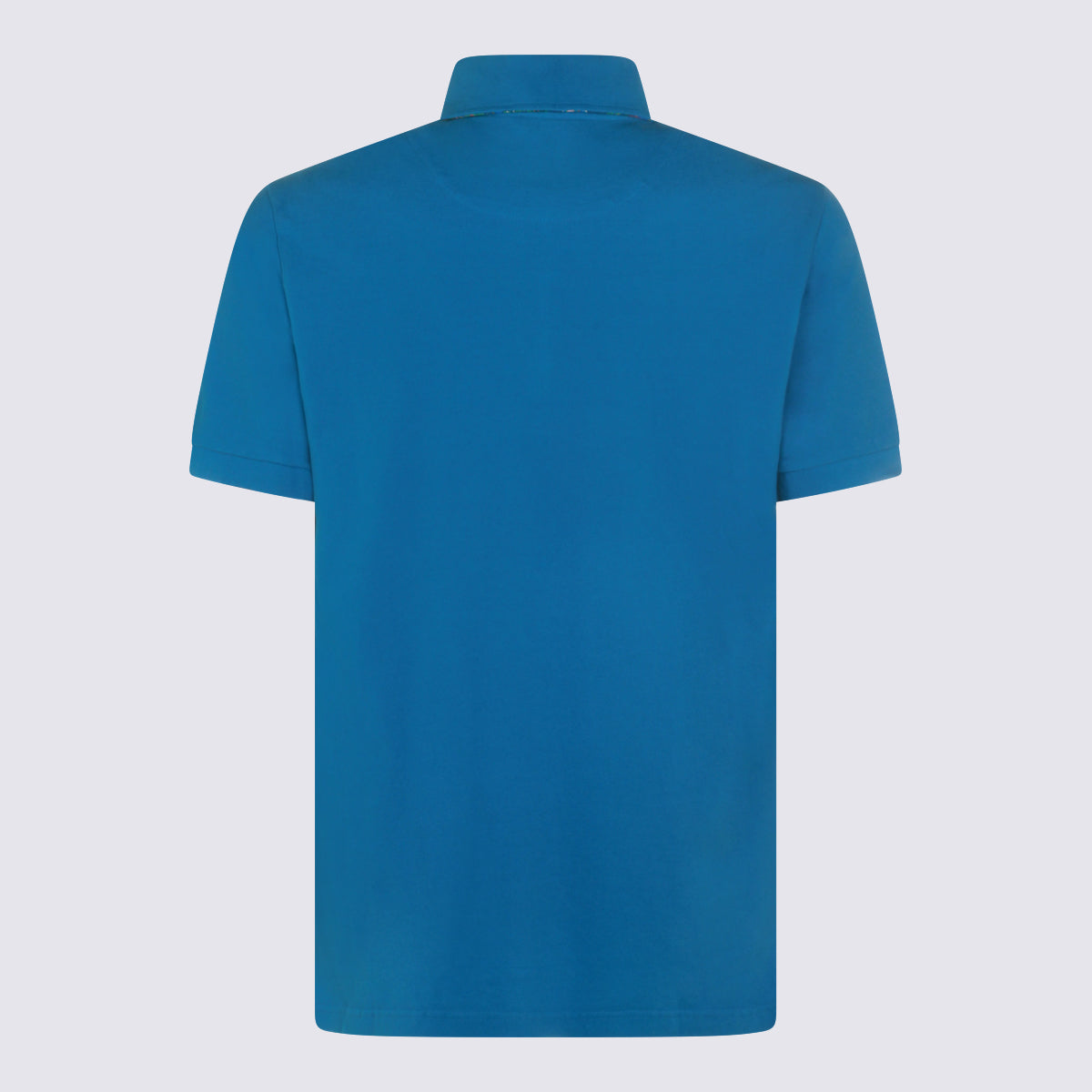 Etro T-shirts and Polos Teal Blue _100 % Co