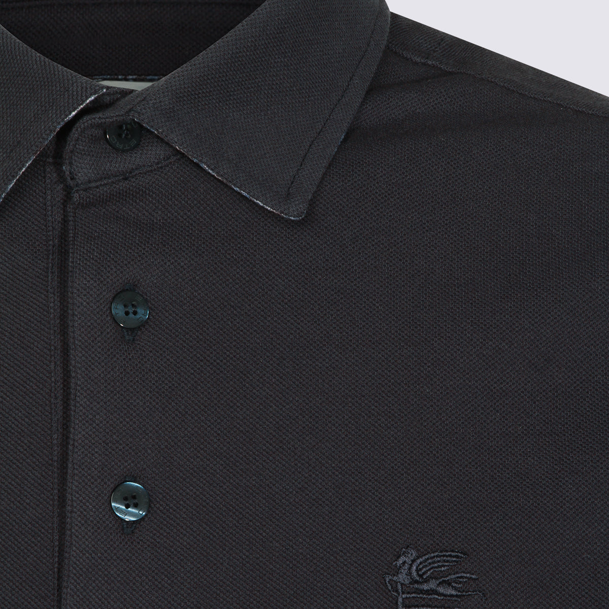 Etro T-shirts and Polos Navy _100 % Co