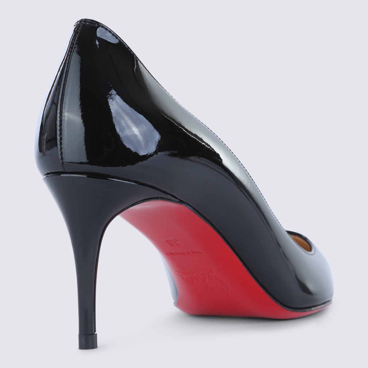 Christian Louboutin With Heel Black _cover Le Sole