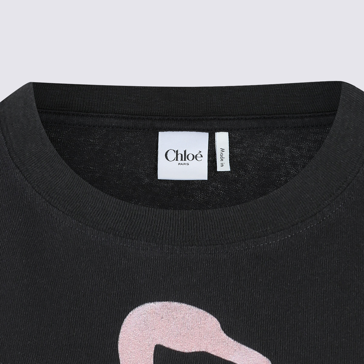 Chloè T-shirts and Polos Ash Black _co
