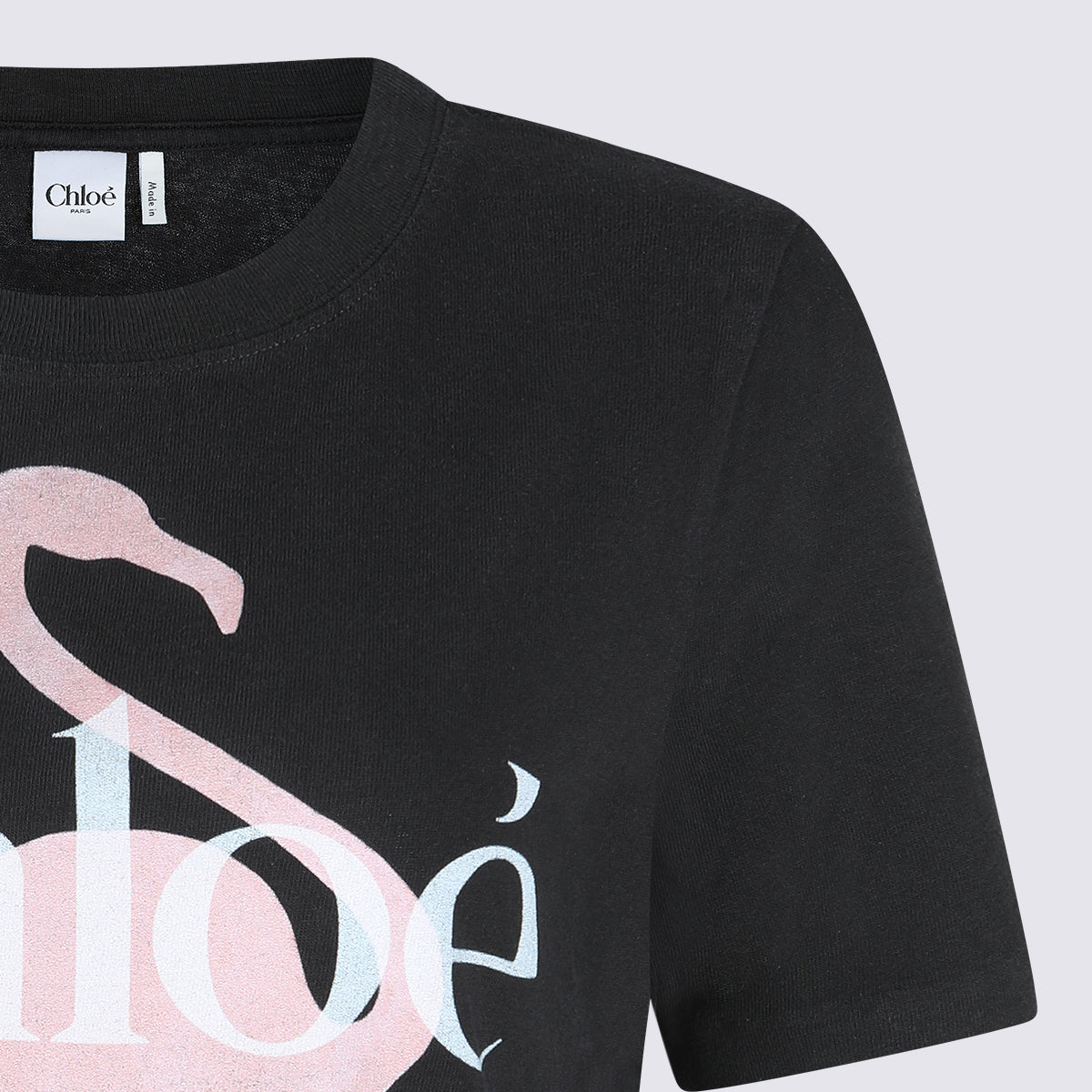 Chloè T-shirts and Polos Ash Black _co