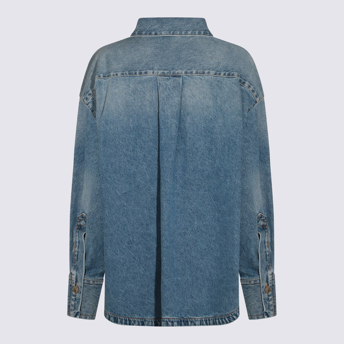 The Attico Shirts Blue