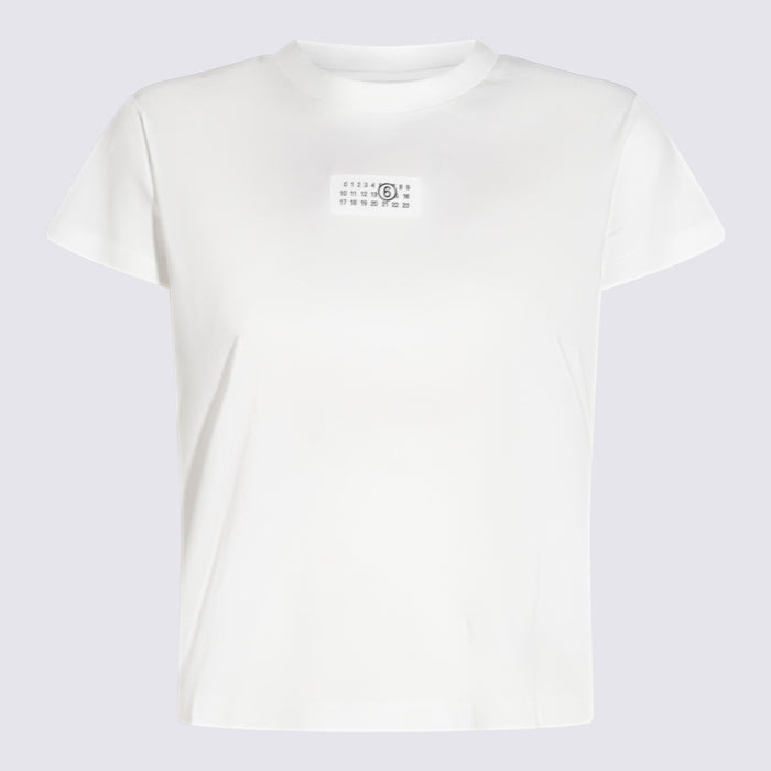 MM6 Maison Margiela T-shirts and Polos White _co
