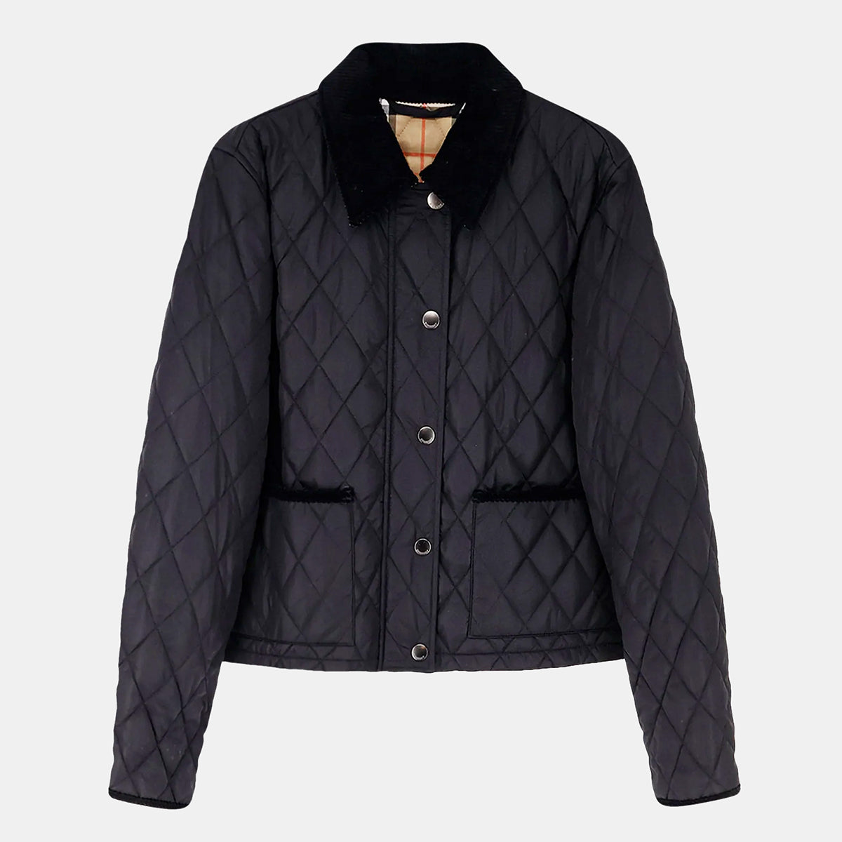 Burberry Coats Black/sand Ip Check _pl