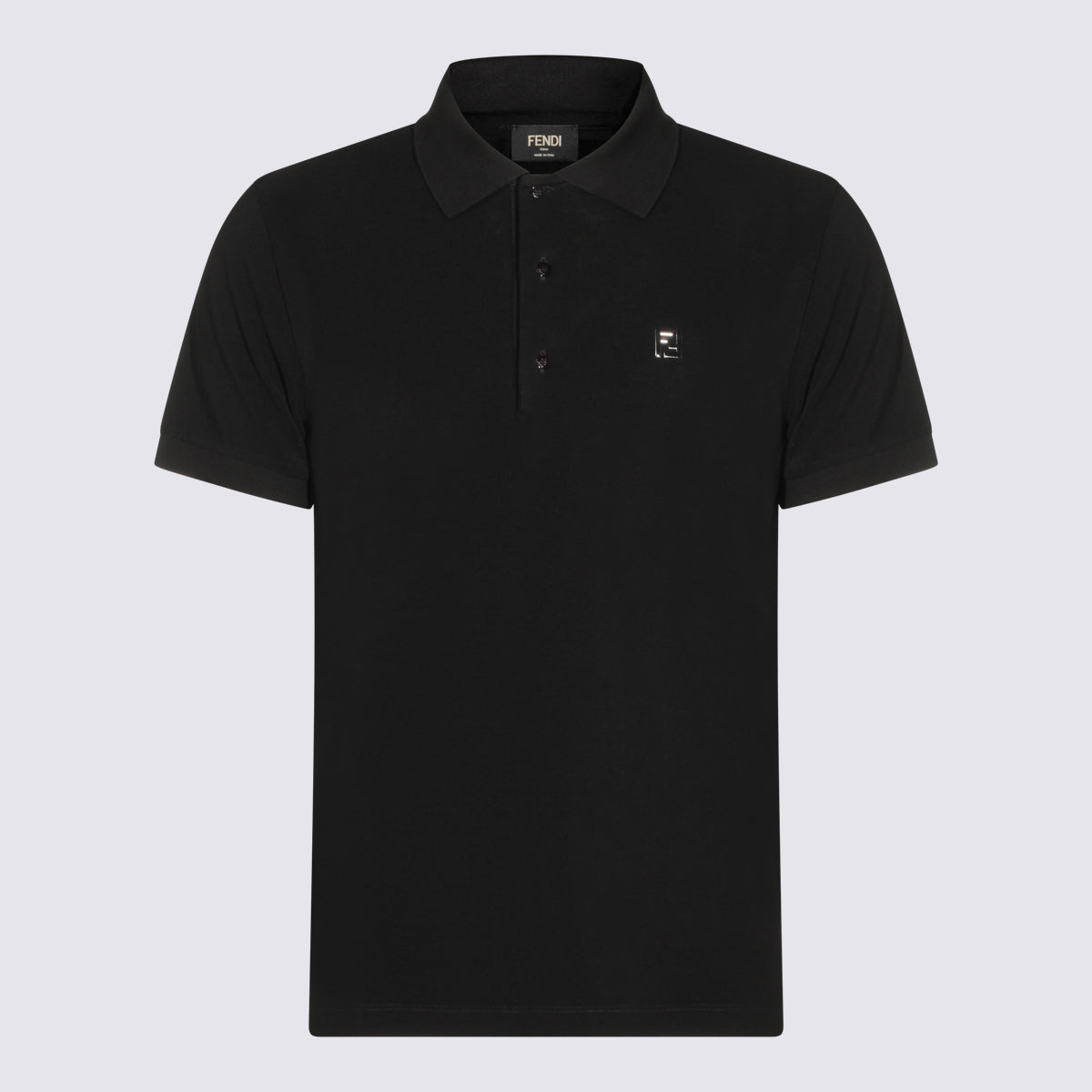 Fendi T-shirts and Polos Black _100 % Co