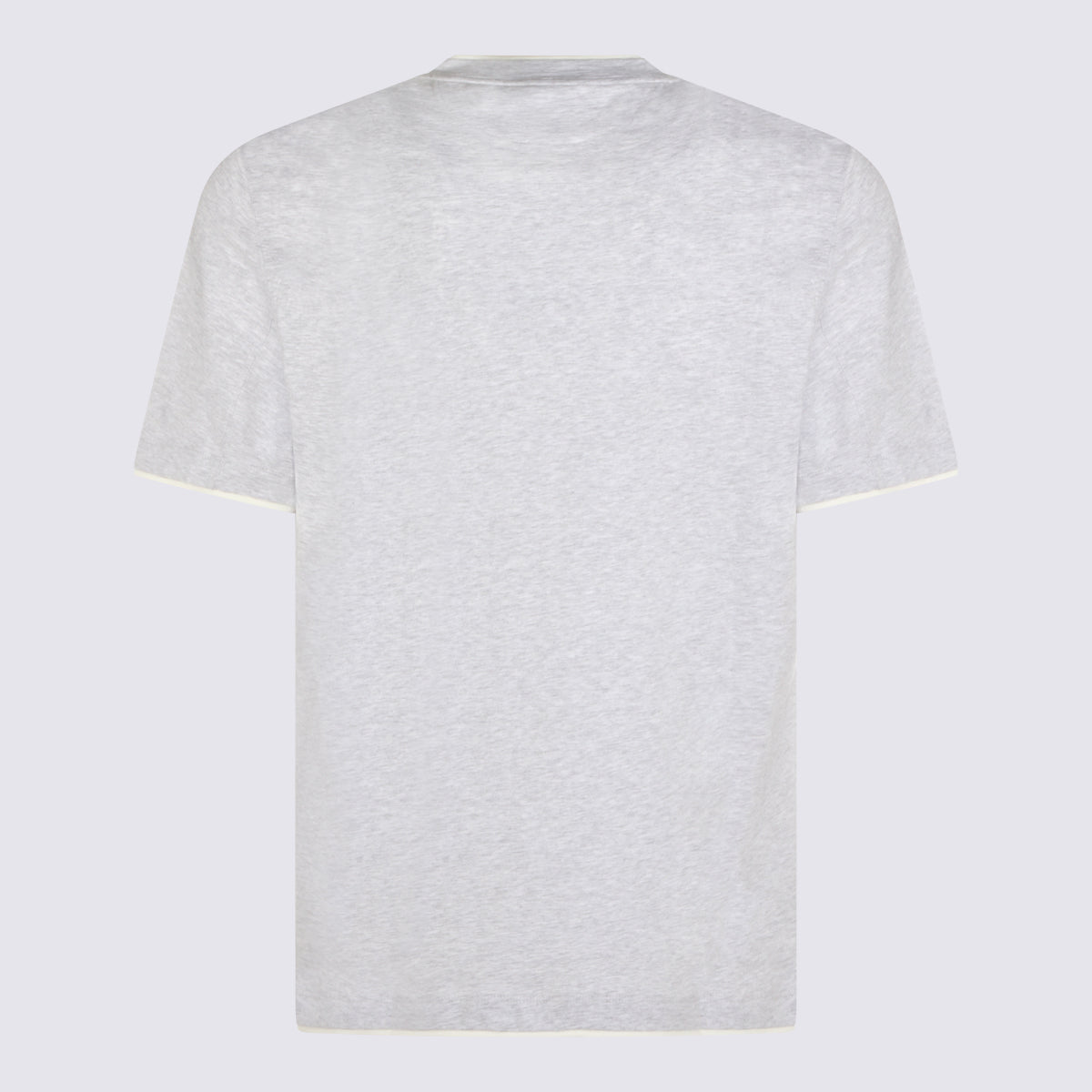 Brunello Cucinelli T-shirts and Polos Grey _100 % Co