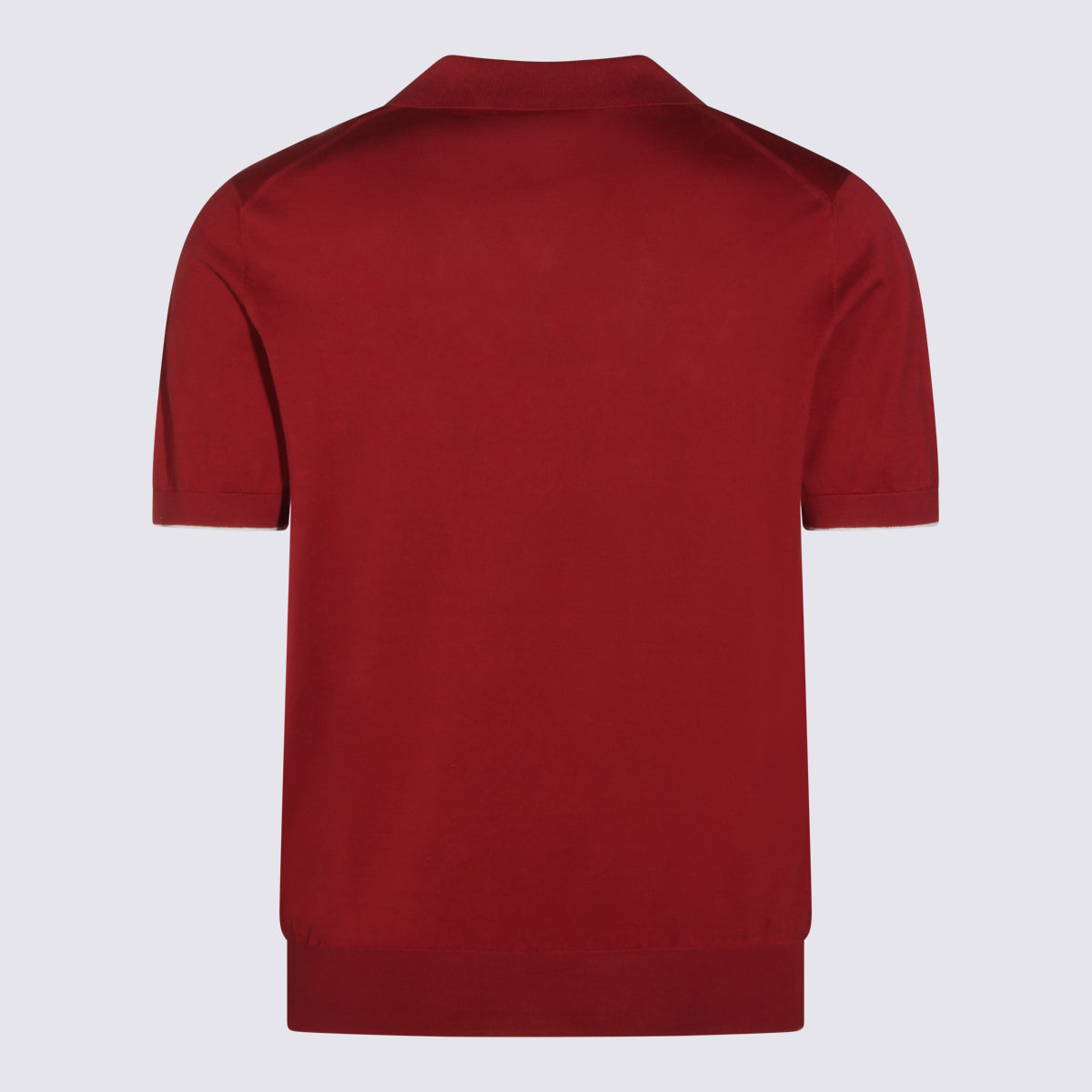 Brunello Cucinelli T-shirts and Polos Red _100 % Co