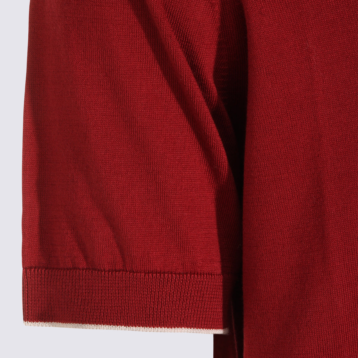Brunello Cucinelli T-shirts and Polos Red _100 % Co